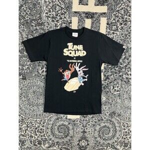 Men’s Bape X Space Jam #3 Tshirt Size Small Black Bathing Ape